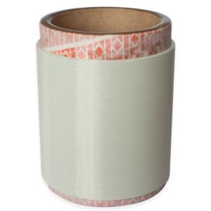 Filamento branco de fibra antiestática têxtil